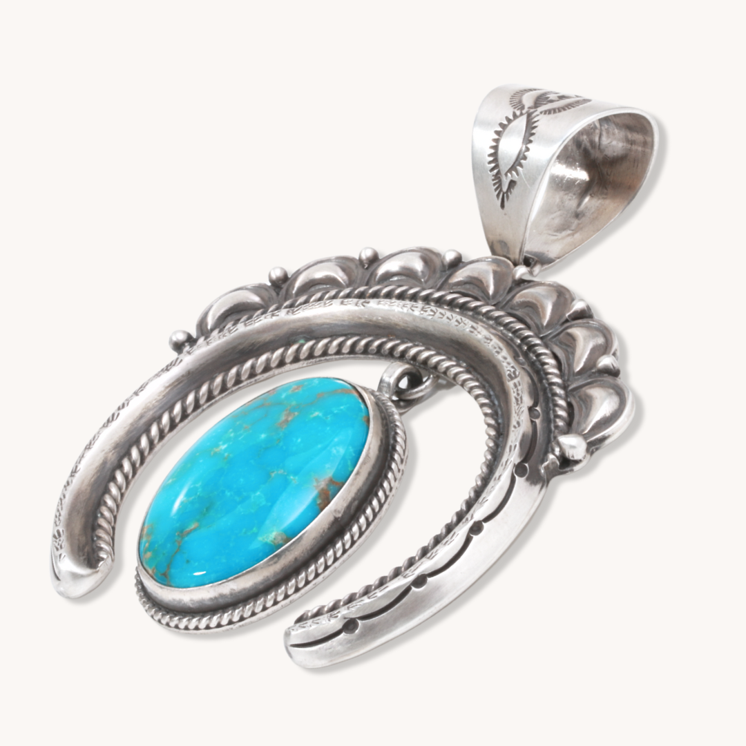 Turquoise Naja Pendant