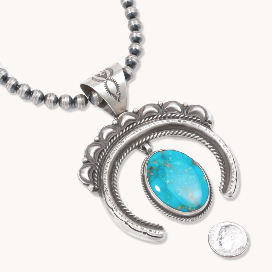 Turquoise Naja Pendant