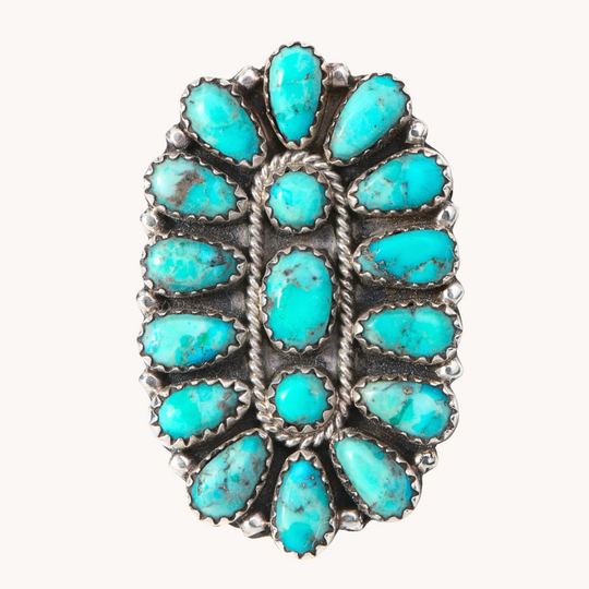 Turquoise Cluster Pendant