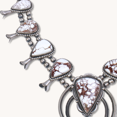 Wild horse Squash Blossom Necklace