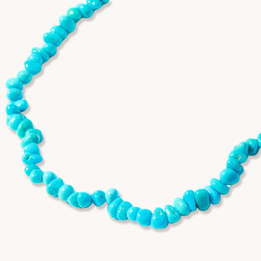Natural Turquoise Beads Necklace