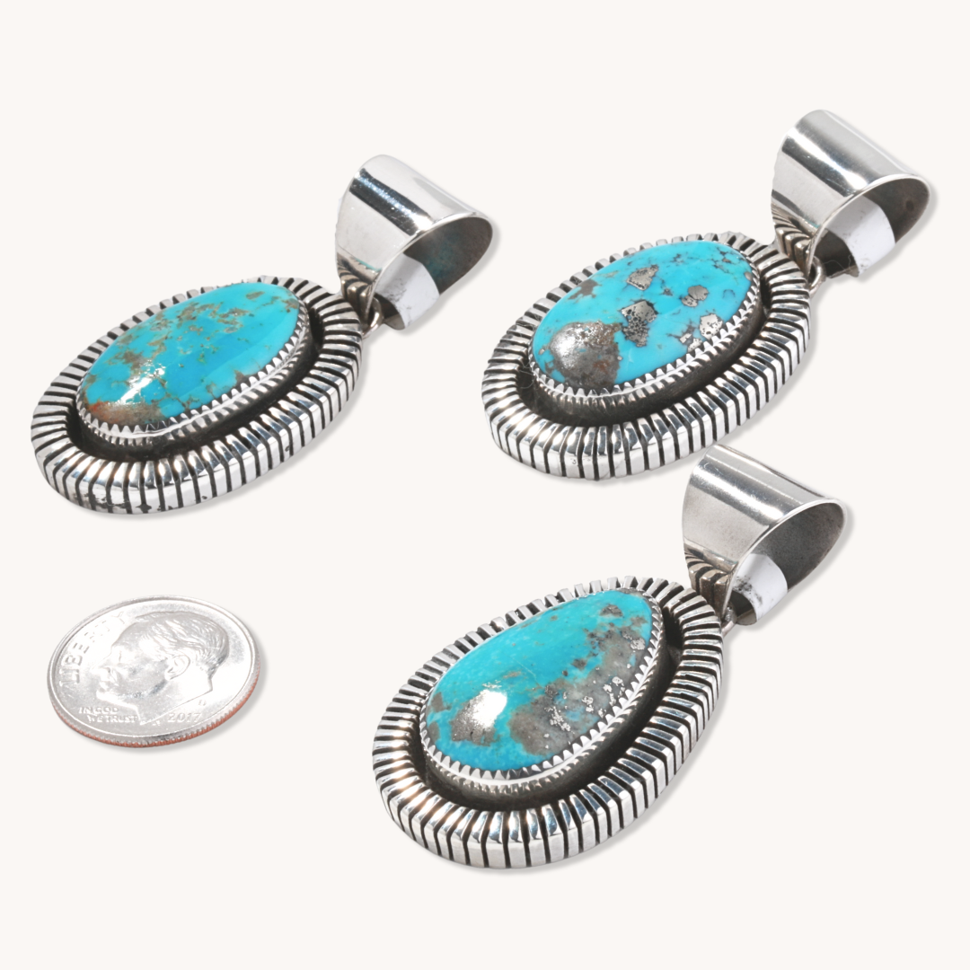 Handmade Turquoise Pendants