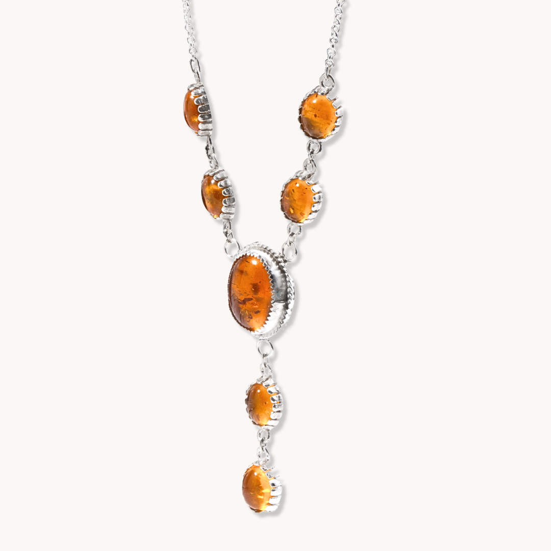 Amber Y-Necklace