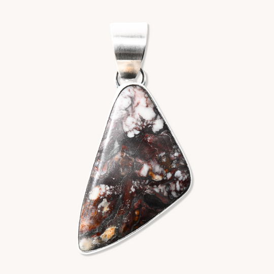 Simple Wild Horse Magnesite Pendant