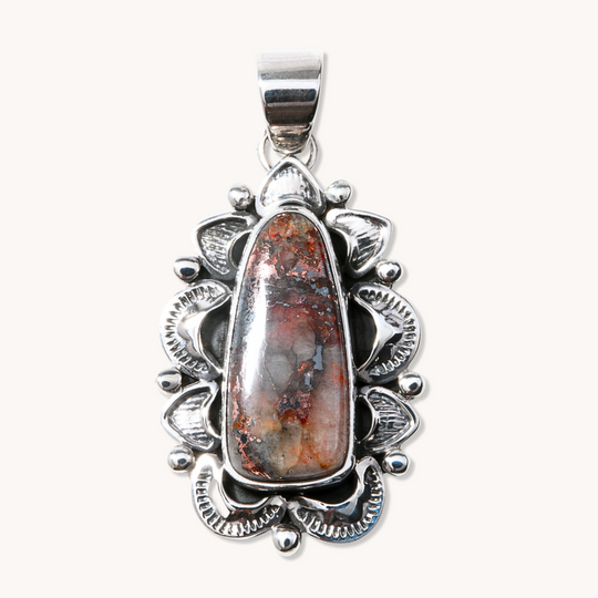 Copper-Infused Agate Pendants
