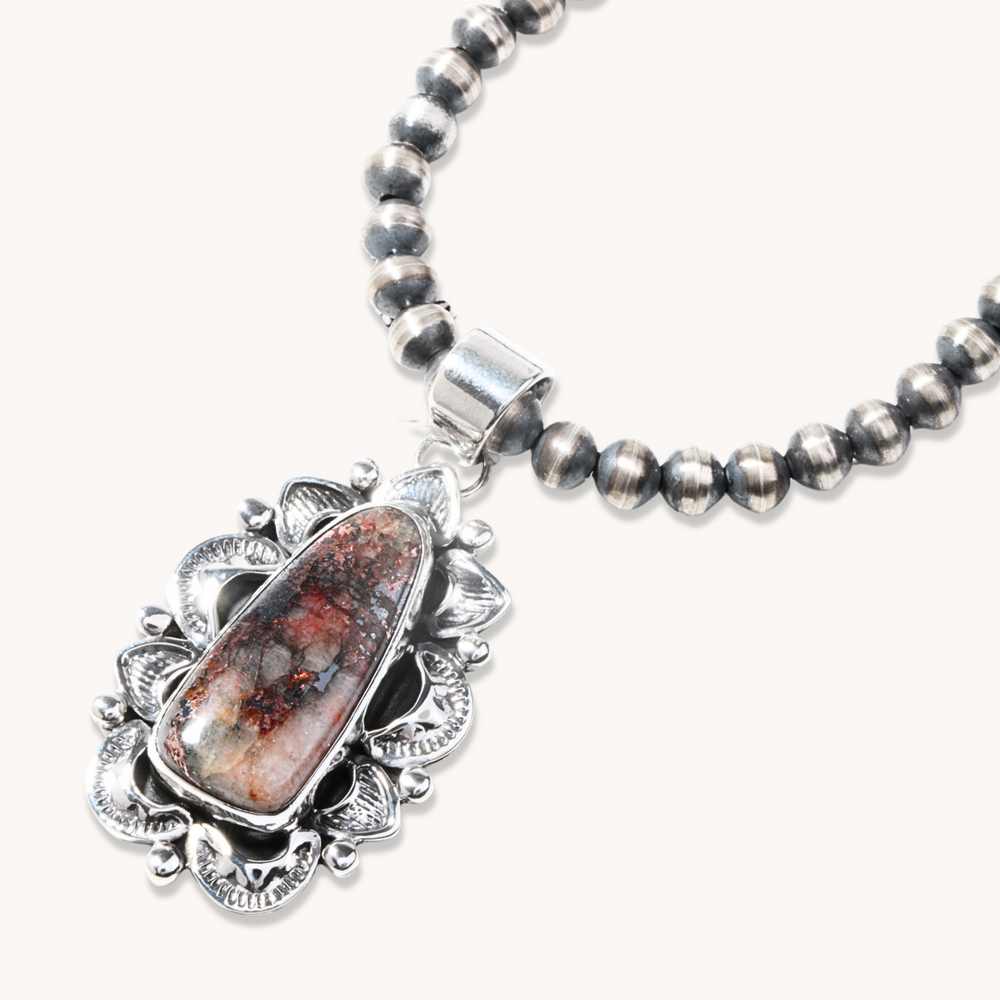 Copper-Infused Agate Pendants