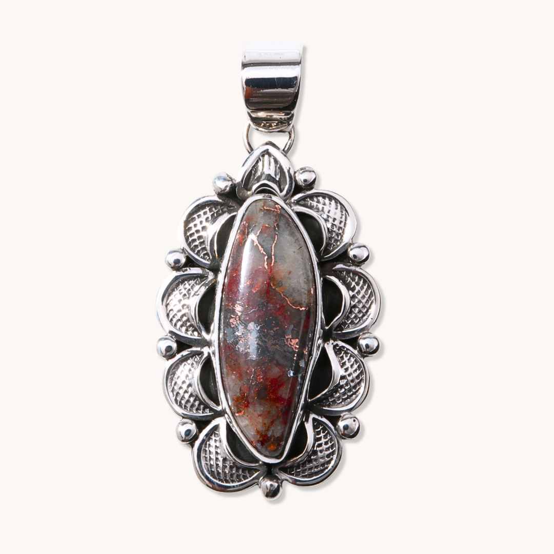 Copper-Infused Agate Pendants