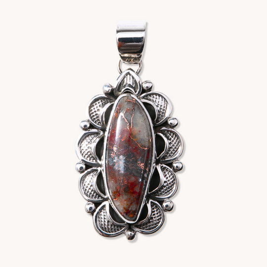 Copper-Infused Agate Pendants