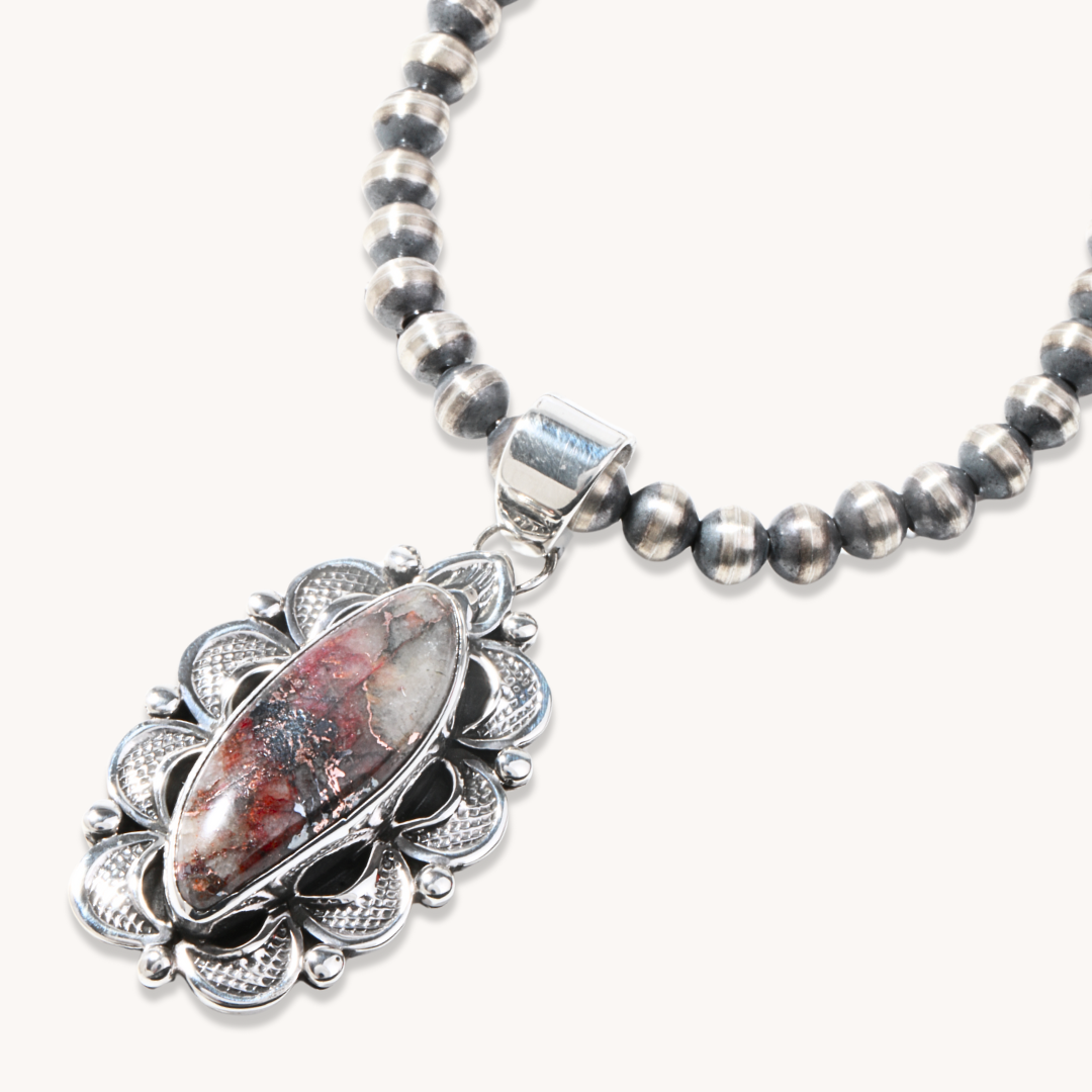 Copper-Infused Agate Pendants