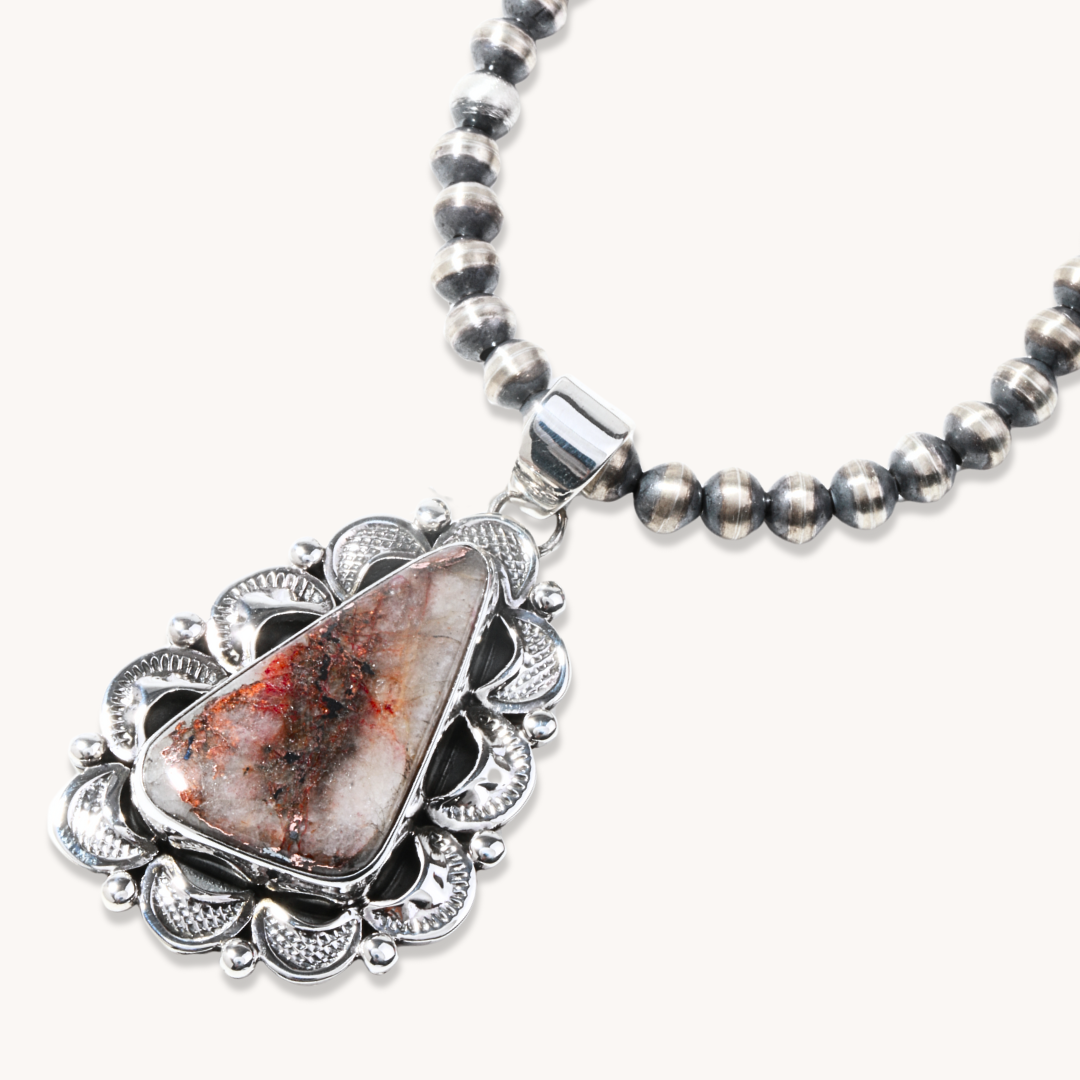 Copper-Infused Agate Pendants