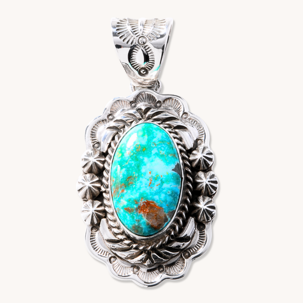 Statement Turquoise Pendants