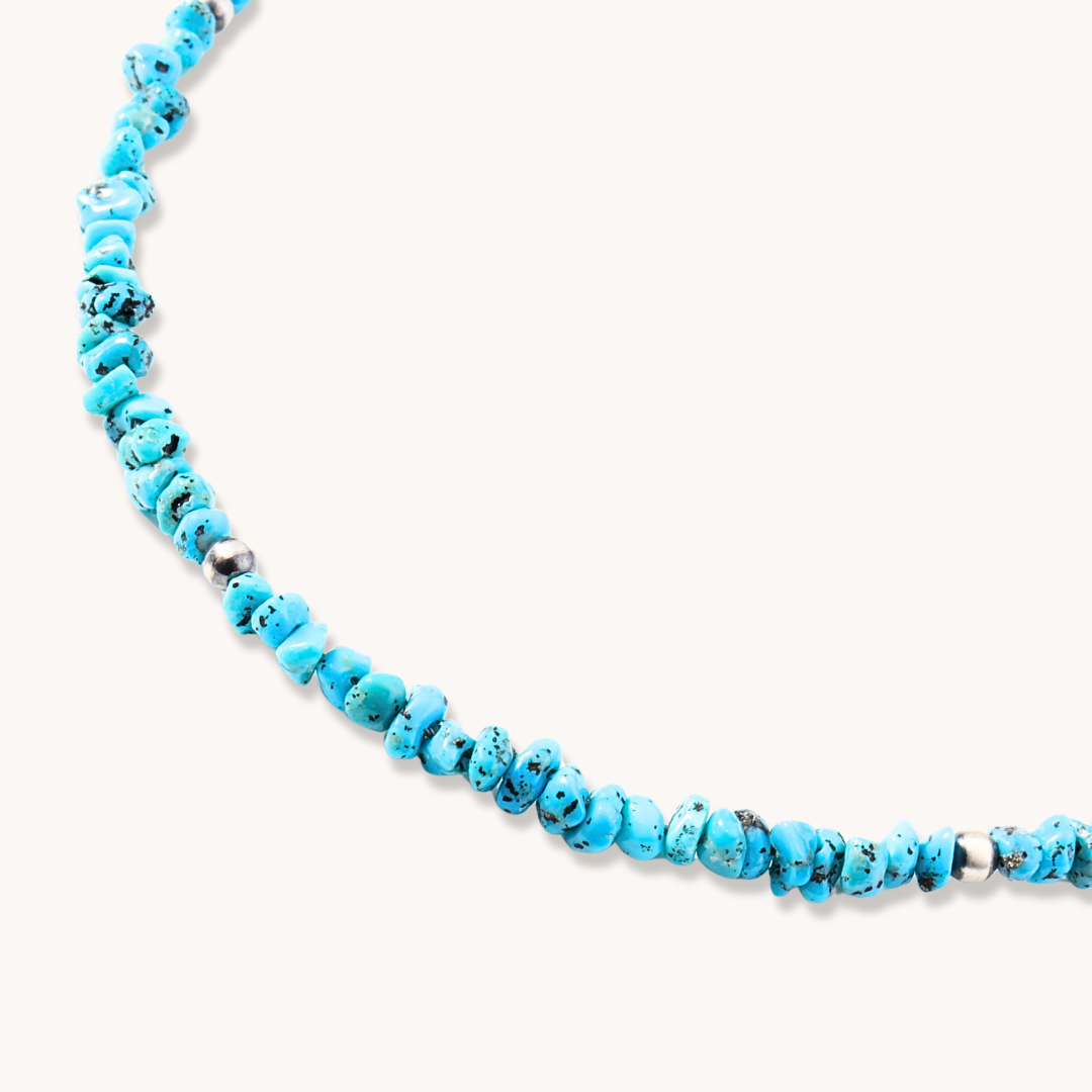 Dainty Turquoise Beads Necklace