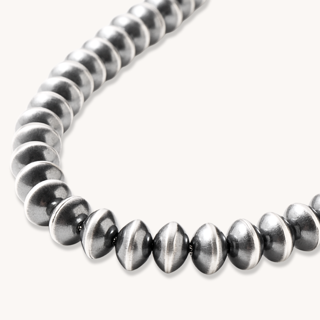 Sterling Silver Navajo Pearls Necklace | T.Skies Jewelry Sterling Silver Navajo Pearls Necklace | T.Skies Jewelry