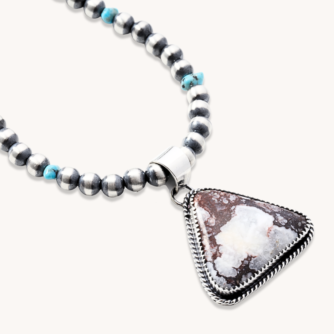 Wild Horse Magnesite Pendant