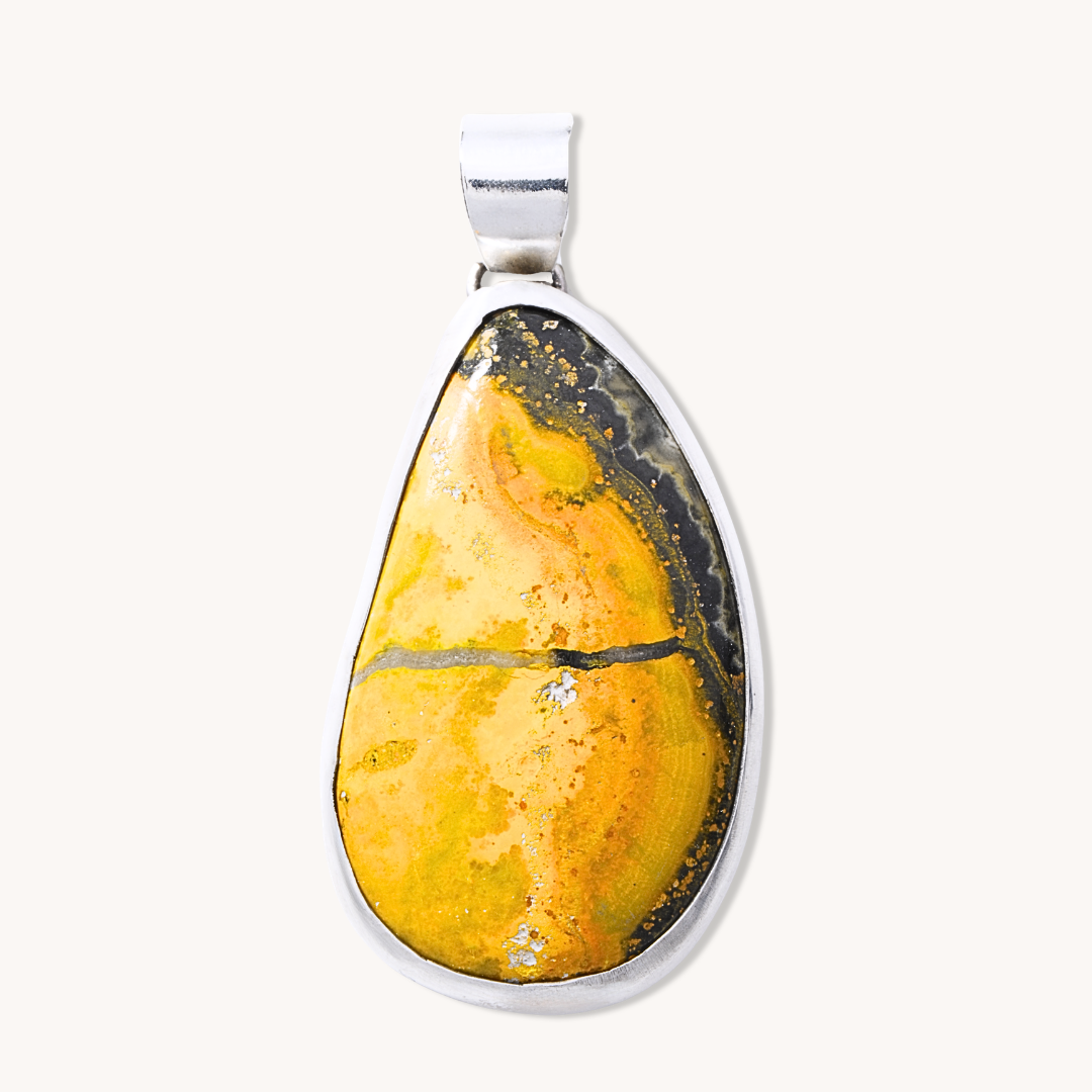 Bumblebee Jasper Pendant