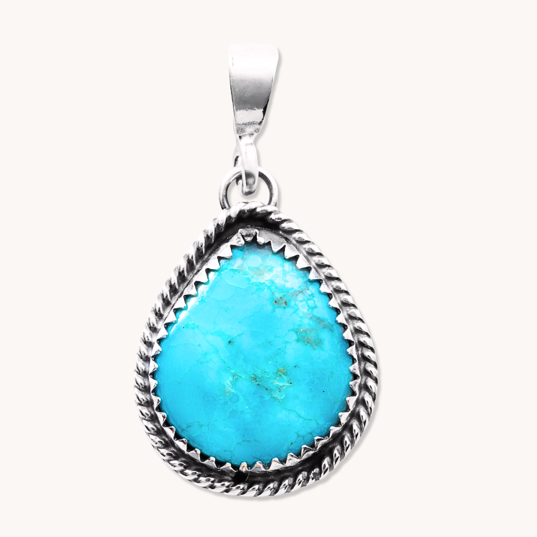 Teardrop Turquoise Pendant