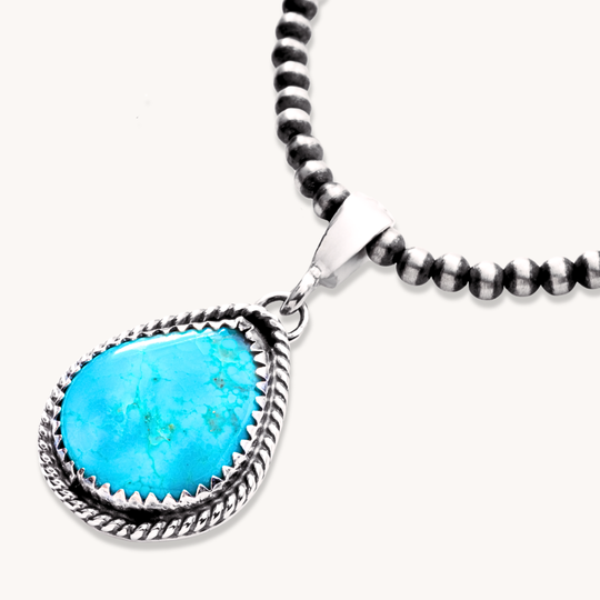 Teardrop Turquoise Pendant