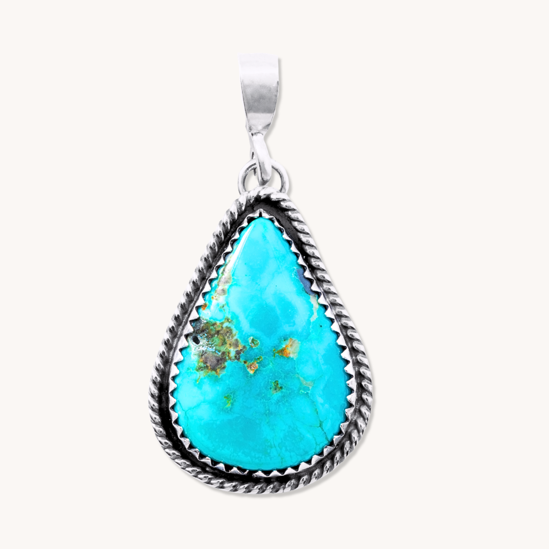 Teardrop Turquoise Pendant