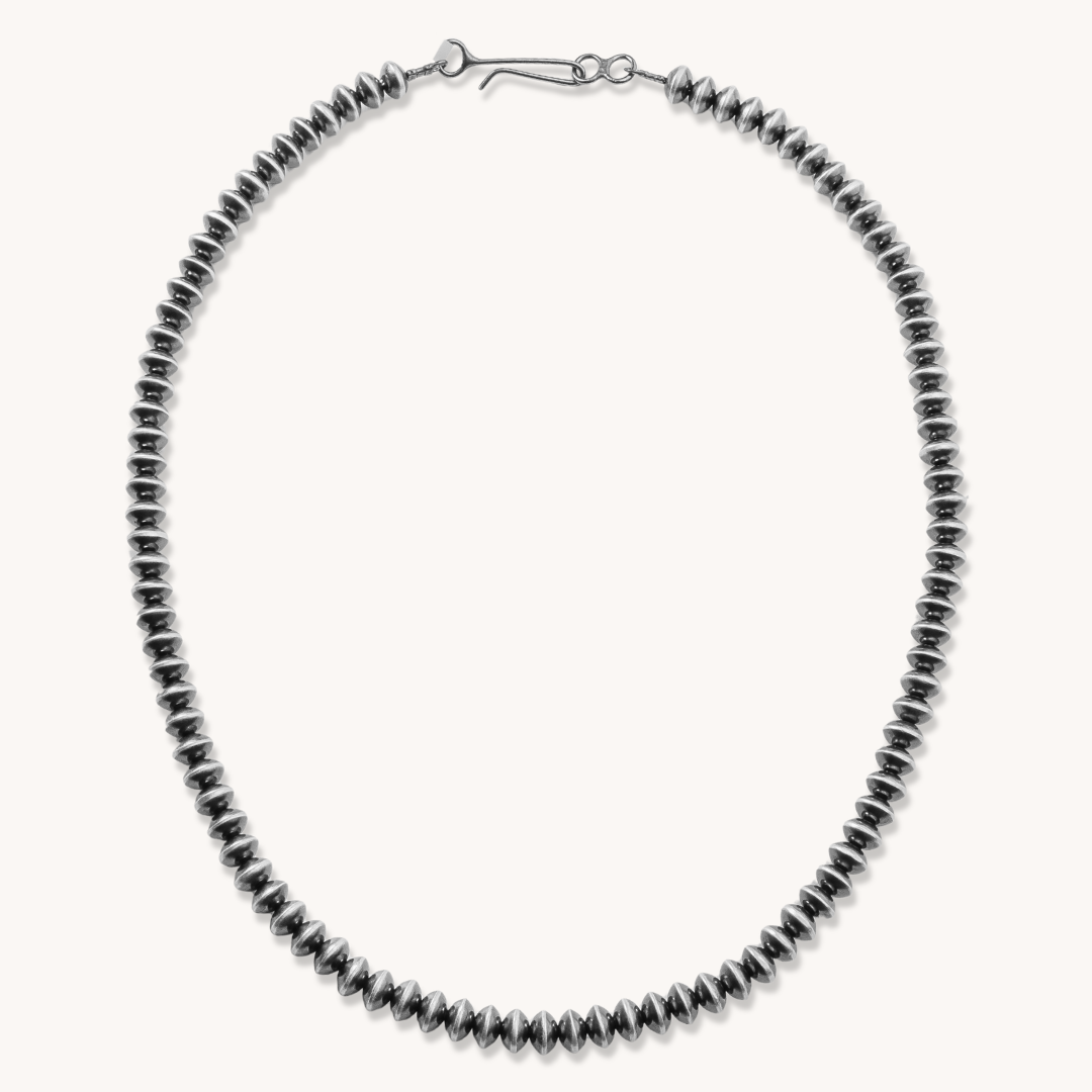 8mm Navajo Pearls Beads Necklace