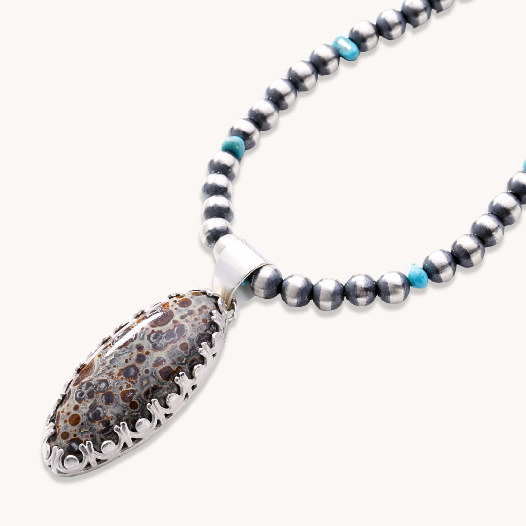 Asteroid Jasper Pendant