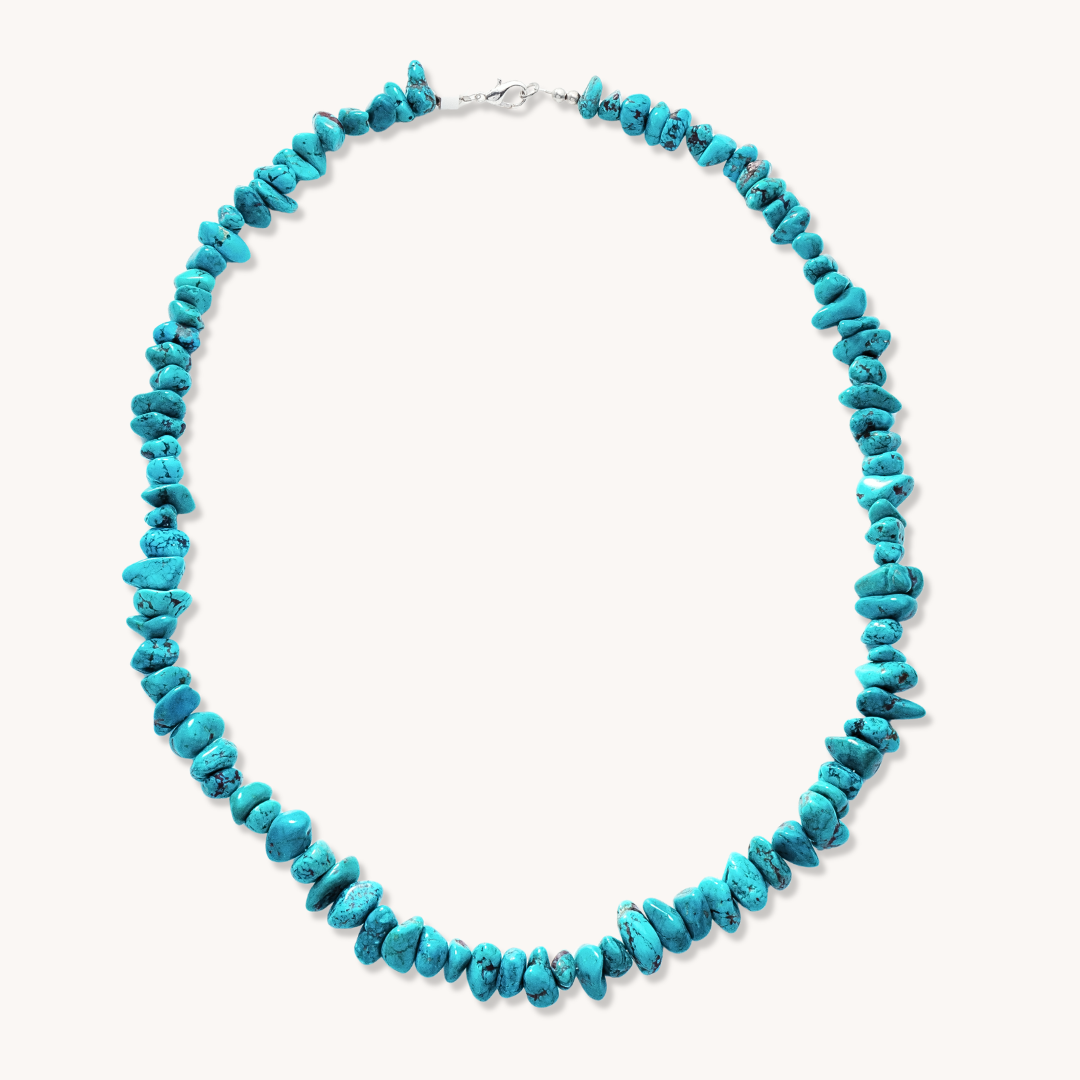 Turquoise Nugget Beads Necklace