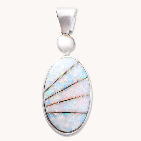 Multi-Stone Double-Sided Channel Inlay Pendants