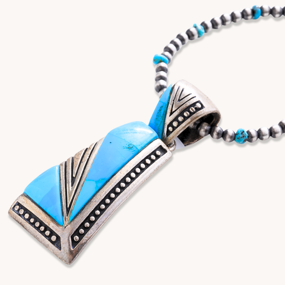 Turquoise Inlay Pendant