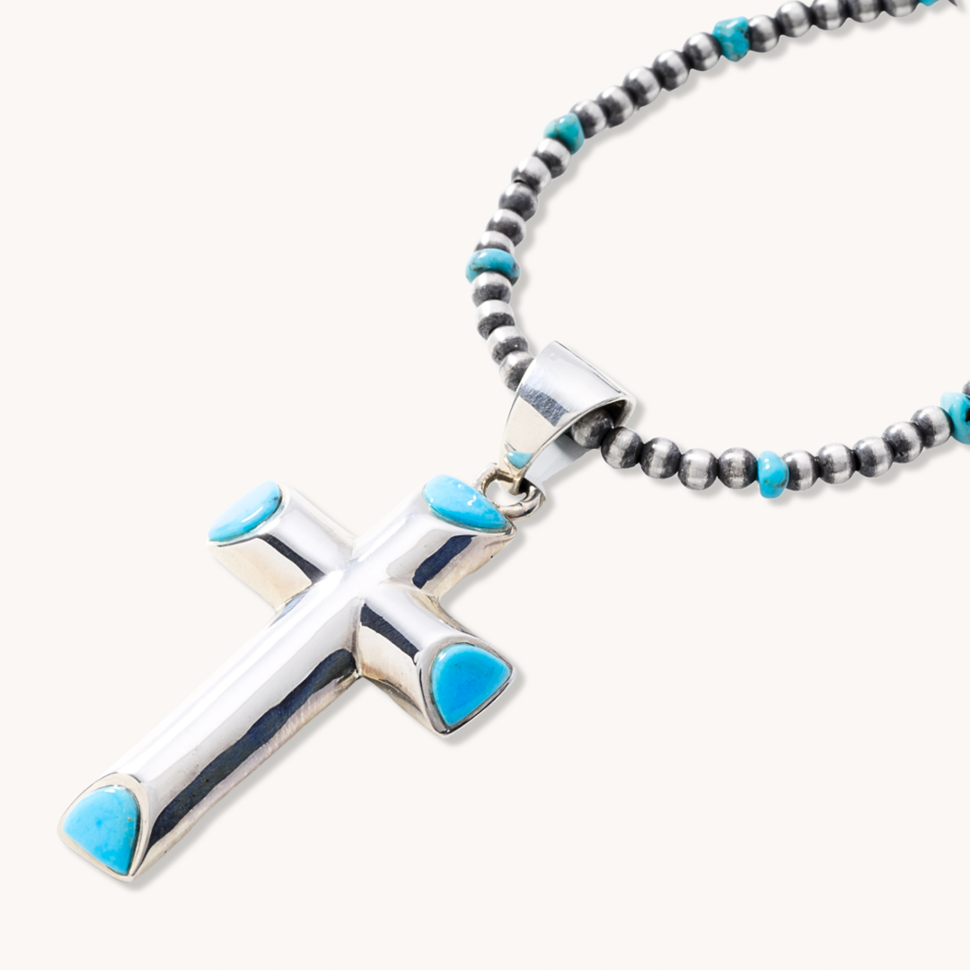 Turquoise Cross Pendant