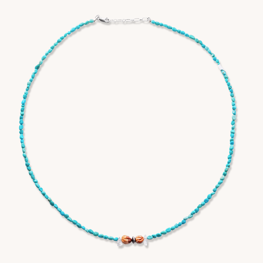 Petite Turquoise Nugget Beads Necklaces