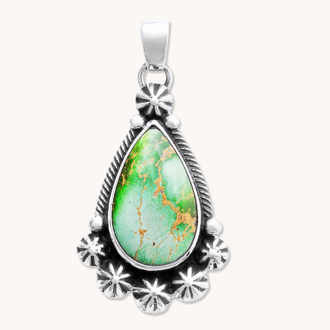 Sonoran Gold Turquoise Pendant