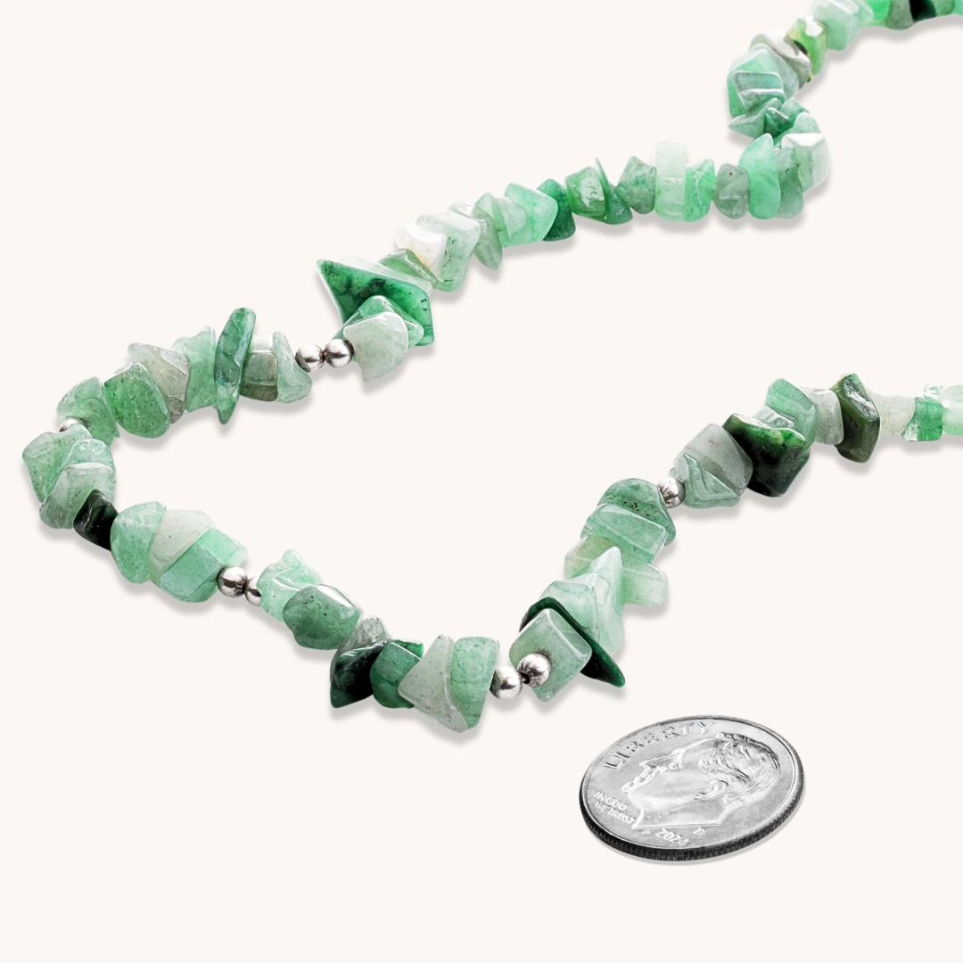 Aventurine Chip Beads Necklace