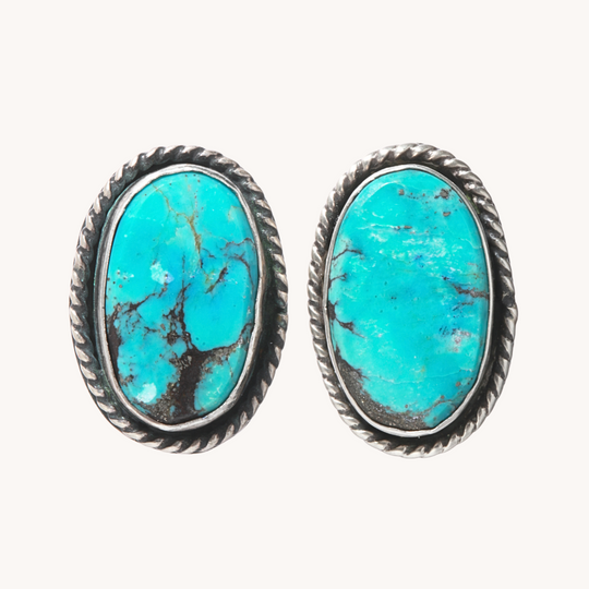 Turquoise Post Earrings