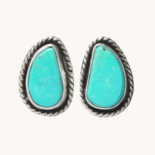 Turquoise Post Earrings