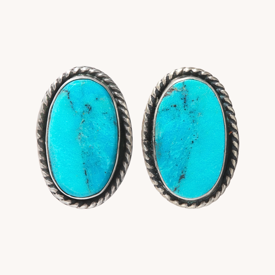 Turquoise Post Earrings