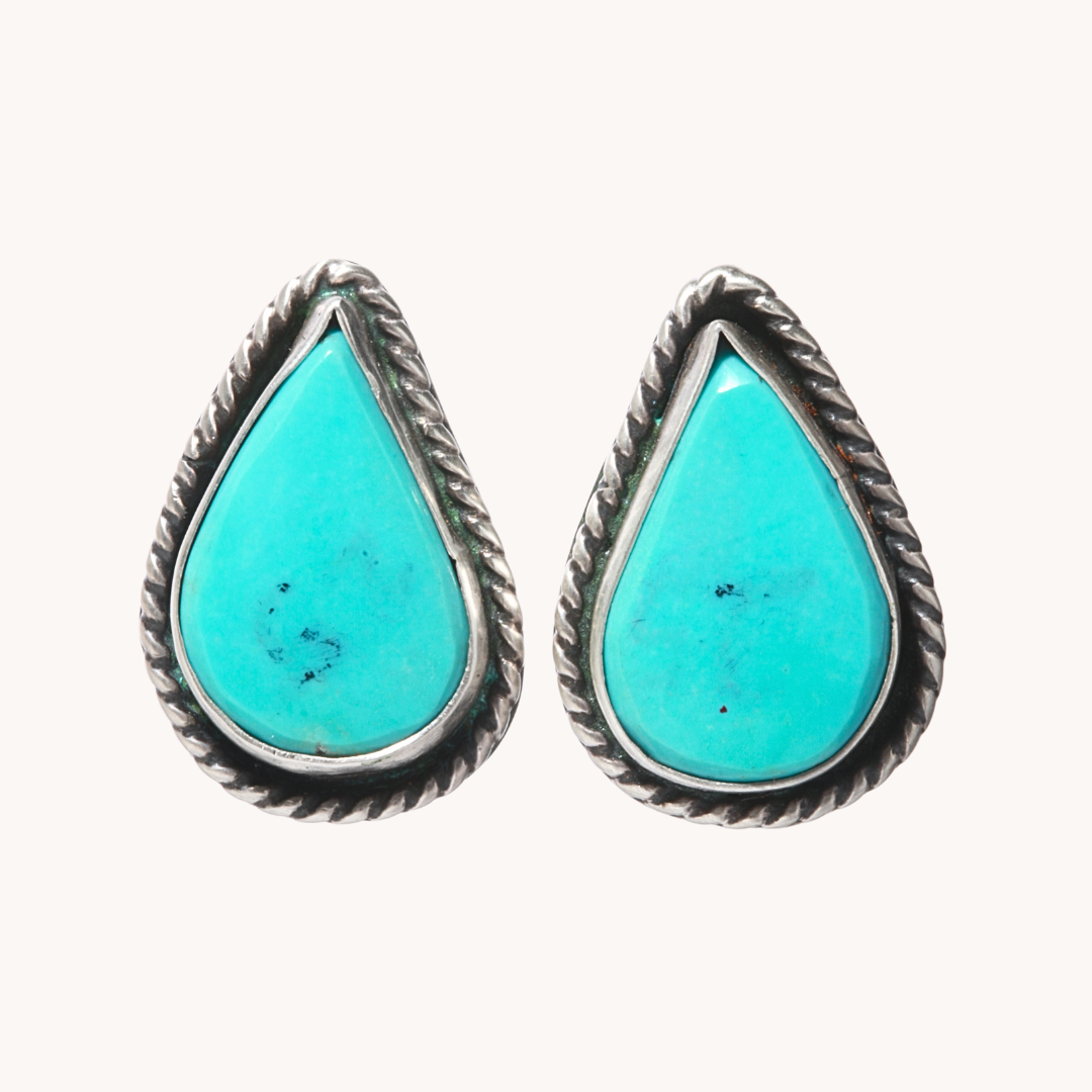 Turquoise Post Earrings