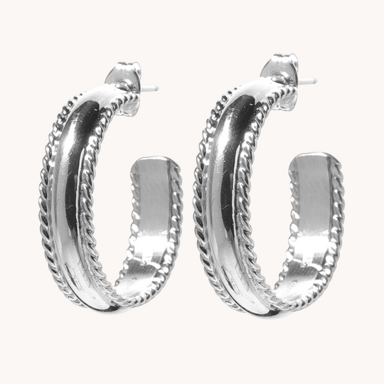 Sterling Silver Hoop Earrings