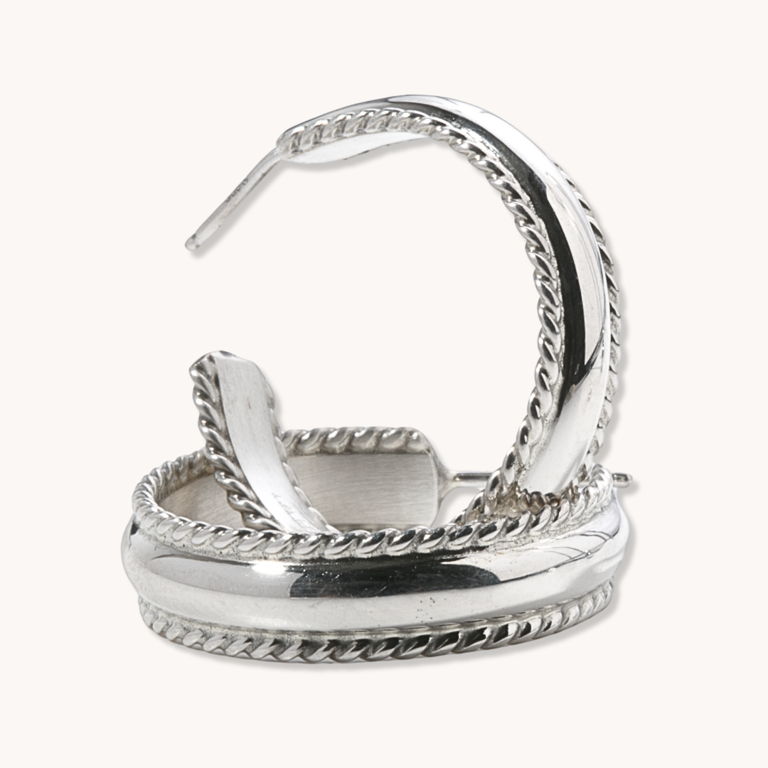 Sterling Silver Hoop Earrings