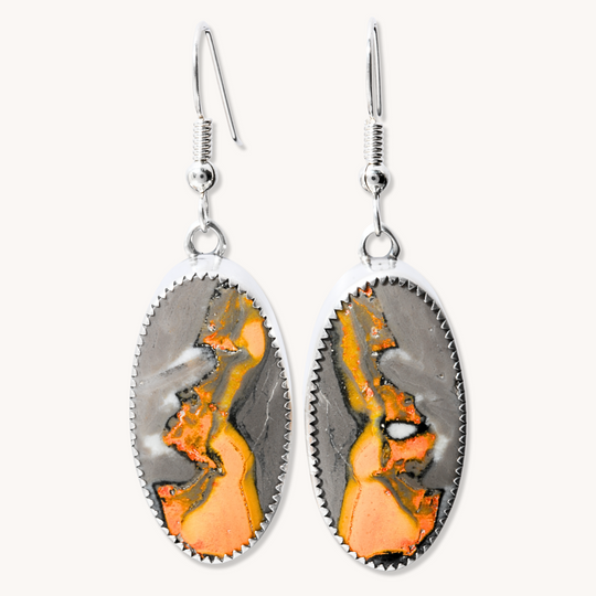 Bumblebee Jasper Dangle Earrings