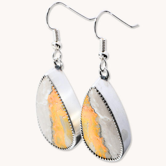 Bumblebee Jasper Dangle Earrings