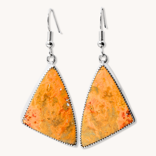Bumblebee Jasper Dangle Earrings