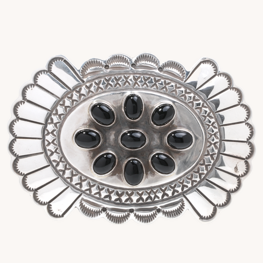 Onyx Cluster Belt Buckle