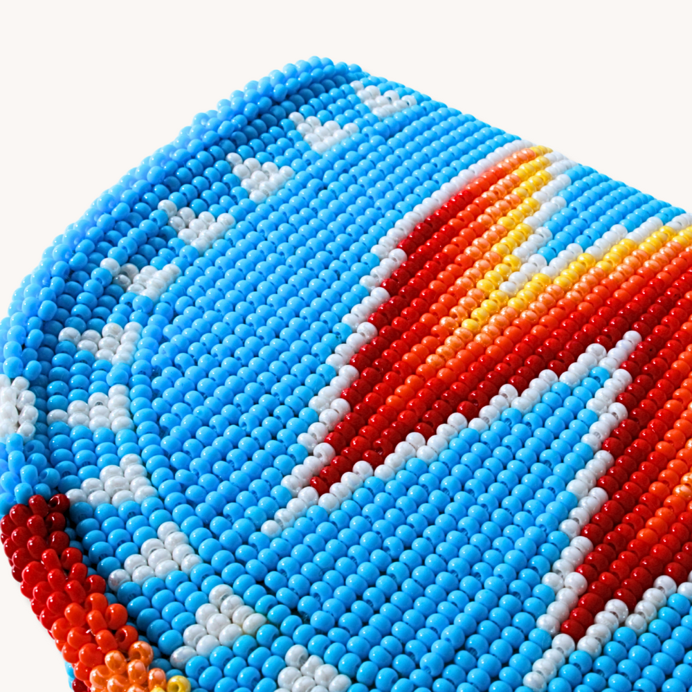 Small Beaded Clutch Purse