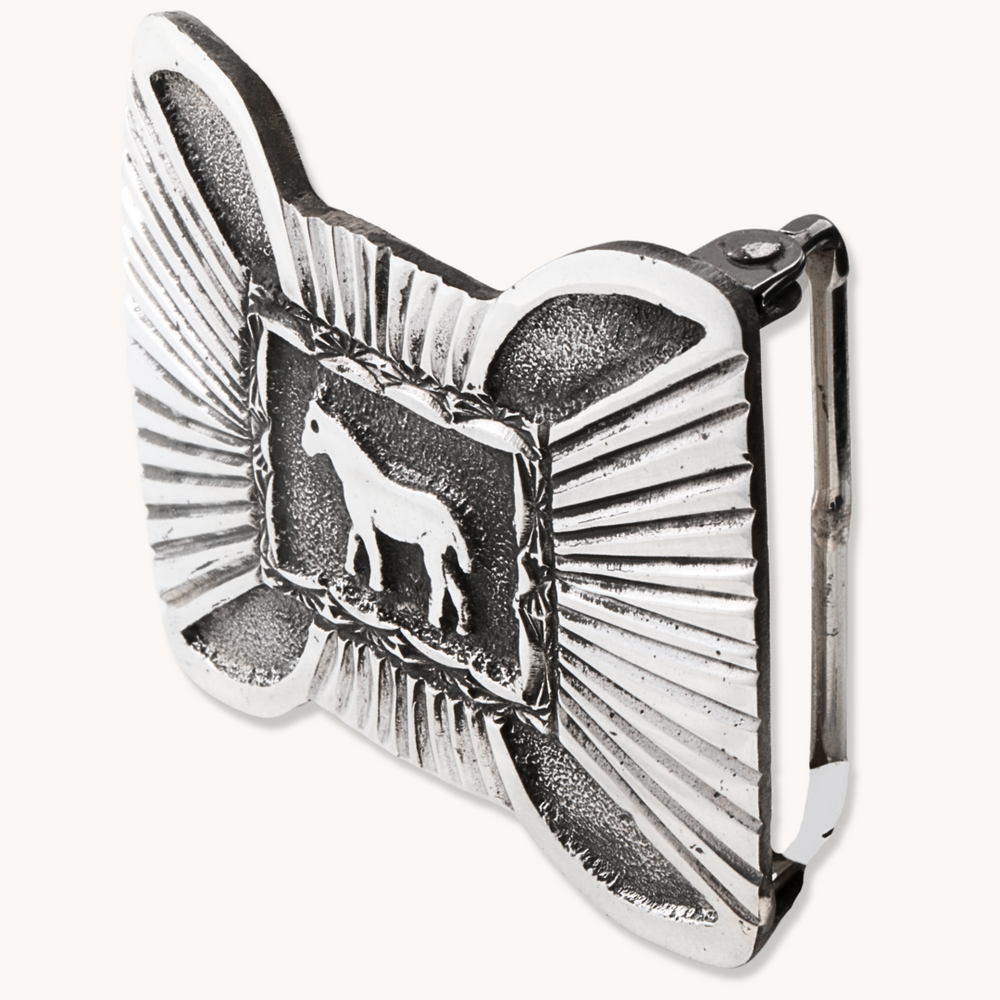 Horse Overlay Belt Buckle