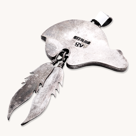 Vintage Inlay Fetish Pendant