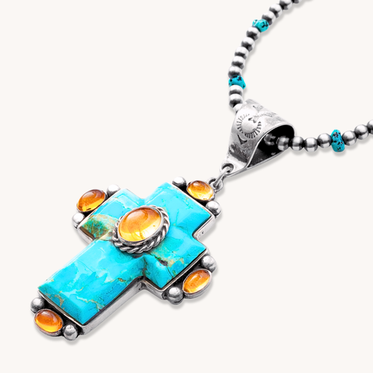 Turquoise Cross Pendants