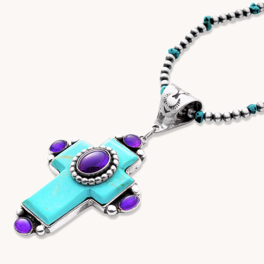 Turquoise Cross Pendants