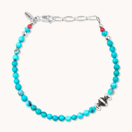 Bead Maiden: Egyptian Turquoise Intention Bracelet