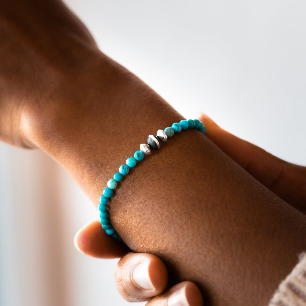 Bead Maiden: Egyptian Turquoise Intention Bracelet