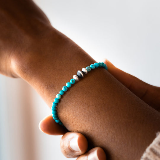 Bead Maiden: Egyptian Turquoise Intention Bracelet