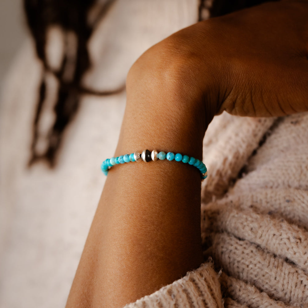 Bead Maiden: Egyptian Turquoise Intention Bracelet